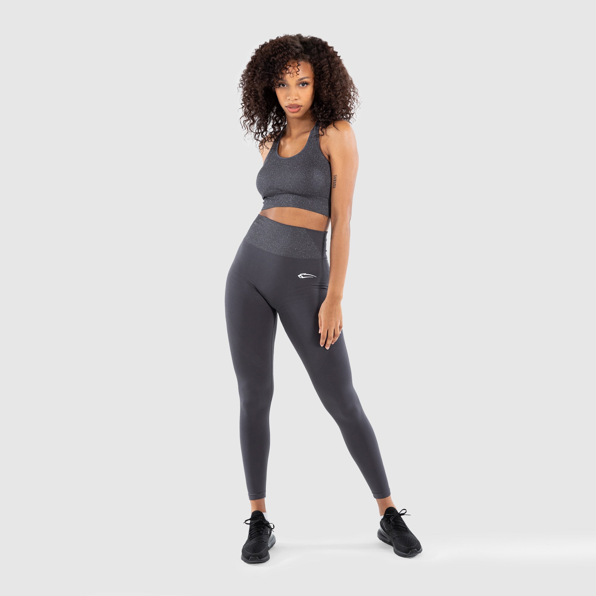 Sports bra head up high